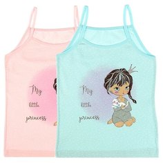 Майка для девочек 43624TP, Цвет: Микс, Размер: 10/11, 5шт. в упаковке Donella