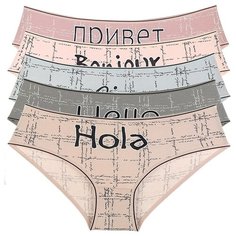 Трусы для девочек 50913YS, Цвет: Микс, Размер: 12/13, 5шт. в упаковке Donella