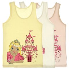 Майка для девочек 4971SU, Цвет: Микс, Размер: 8/9, 5шт. в упаковке Donella