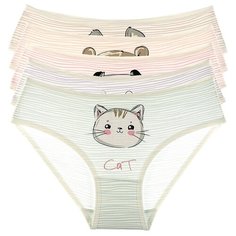 Трусы для девочек 41829RE, Цвет: Микс, Размер: 6/7, 5шт. в упаковке Donella