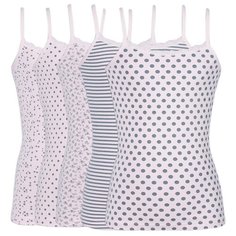 Майка для девочек 4370., Цвет: Микс, Размер: 4/5, 5шт. в упаковке Donella