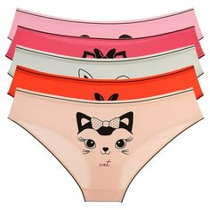 Трусы для девочек 5171SH, Цвет: Микс, Размер: 14/15, 5шт. в упаковке Donella