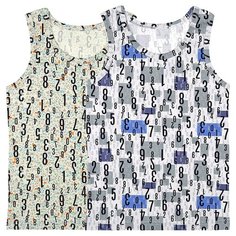 Майка для мальчика 77608, Цвет: Микс, Размер: 8/9, 5шт. в упаковке Donella