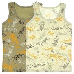 Майка для мальчика 77795, Цвет: Микс, Размер: 6/7, 5шт. в упаковке Donella