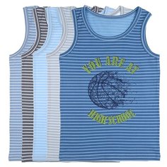 Майка для мальчика 77455CB, Цвет: Микс, Размер: 8/9, 5шт. в упаковке Donella