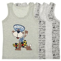 Майка для мальчиков 7772906MM, Цвет: Микс, Размер: 8/9, 5шт. в упаковке Donella