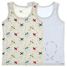 Майка для мальчика 7771802DU, Цвет: Микс, Размер: 8/9, 5шт. в упаковке Donella