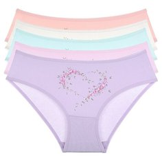 Трусы для девочек 4171WHK, Цвет: Микс, Размер: 2/3, 5шт. в упаковке Donella