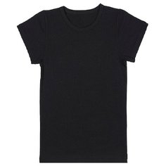 Футболка 7971-1, Цвет: Чёрный, Размер: 12/13, 5шт. в упаковке Donella