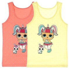 Майка для девочек 49622LK, Цвет: Микс, Размер: 0/1, 5шт. в упаковке Donella