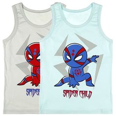 Майка для мальчика 777002, Цвет: Микс, Размер: 2/3, 5шт. в упаковке Donella