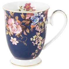 Кружка Anna Lafarg "Rosarium", 0.325 л, синий, в подарочной упаковке (AL-1584-B-HSB-P4)