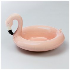 Миска сервировочная керамическая Floatie Flamingo Doiy