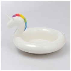 Миска сервировочная керамическая Floatie Unicorn Doiy