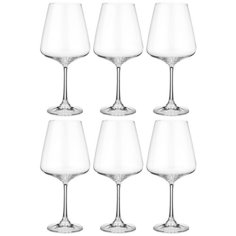 Набор бокалов для вина naomi/corvus из 6шт 360мл Crystalite (669-350)