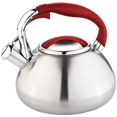 Чайник со свистком BOHMANN , RS - 7602-30, объем 3,0л, цвет КРАСНЫЙ