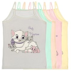 Майка для девочек 4371FH Донелла , Размер: 8/9, Цвет: Микс, 5 шт. в упаковке Donella