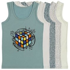 Майка для мальчиков 7771854ZP Донелла , Размер: 6/7, Цвет: Микс, 5 шт. в упаковке Donella