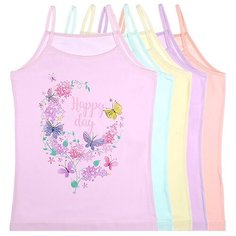 Майка для девочек 4371WHD Донелла , Размер: 10/11, Цвет: Микс, 5 шт. в упаковке Donella