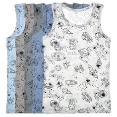 Майка для мальчиков 77458 Донелла , Размер: 10/11, Цвет: Микс, 5 шт. в упаковке Donella