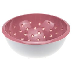 Дуршлаг с миской 2 л, d=22 см, цвет ягодный Idea (М Пластика)