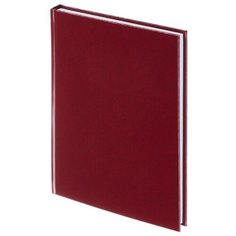 Ежедневник Альт Ideal недатированный, искусственная кожа, А5, 136 листов, бордовый