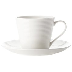 Чашка с блюдцем Evolve без инд.упаковки Casa Domani CD478-DP50611