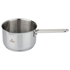 Ковш Agness Монблан 12Х8 см, нержавеющая сталь, индукция, 1 л (936-114)