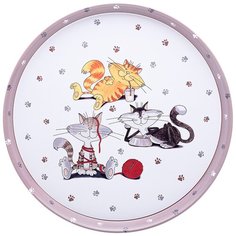 Поднос сервировочный Agness Веселые друзья 33х2,1 см (898-041)