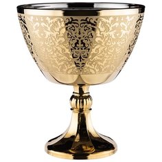 Ваза для фруктов Lefard Золотой арабески, диаметр 188 мм (194-391)