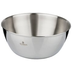 Миска Agness Professional 22х9 см, высококачественная нержавеющая сталь 18/10, 2,4 л (936-313)