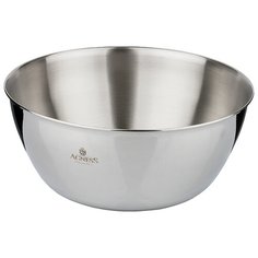 Миска Agness Professional 26х11 см, высококачественная нержавеющая сталь 18/10, 4,15 л (936-314)