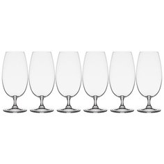 Набор бокалов для пива из 6 шт Crystalite Beer 680 мл высота 20,5 см (669-326)