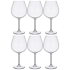 Набор бокалов для вина Crystalite Gastro/Colibri, 6 штук, высота 22 см, 650 мл (669-247)