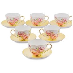 JK- 81 Чайный набор на 6 перс. Пионы (Torino Peony Pavone)