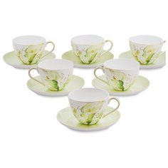 JK- 74 Чайный набор на 6 перс. Калла (Calla Charme Pavone)