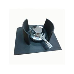 Подставка под фондю или фламбе с горелкой, черный, чугун, Le Creuset