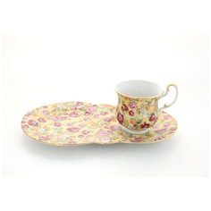 Сервиз чайный для завтрака Моника Цветы, 2 пр., Leander