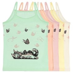 Майка для девочек 4371MD Донелла , Размер: 0/1, Цвет: Микс, 5 шт. в упаковке Donella