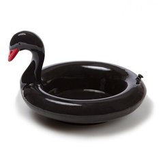 Миска сервировочная керамическая Floatie Black Swan Doiy