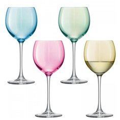 Бокал для вина Polka 4 шт. пастельный LSA G932-14-294