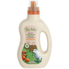 BioMio Кондиционер для белья BIO-SOFT с эфирным маслом мандарина и экстрактом хлопка, 1 л