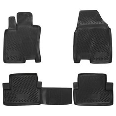 Комплект ковриков салона ELEMENT CARNIS00021 для Nissan Qashqai 4 шт. черный