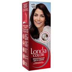 Londa стойкая крем-краска для волос Многогранный цвет и сияние, 6/03 (14) светлый шатен