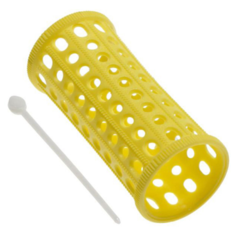 Классические бигуди Sibel Plastic Long 4600732 (30 мм) 10 шт. желтый