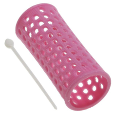 Классические бигуди Sibel Plastic Long 4600642 (28 мм) 10 шт. розовый