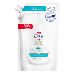 Крем-мыло жидкое Dove Уход и защита, антибактериальный эффект, 500 мл