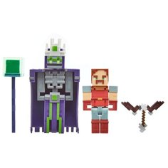 Фигурки Mattel Minecraft Подземелье Безымянный и Хал GND39