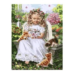 Картина по номерам Paintboy размером 40*50 Девочка ангел