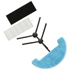 Набор аксессуаров для робота-пылесоса Polaris 0726W/0826W/0926W (фильтр 1шт., боковая щетка 2шт., салфетка 1 шт.) в коробке
